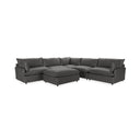 Caplan - 6 Piece Modular Sectional With Ottoman - Classic Home - 2 Piece Living Room Sets - Elite Enclave Home