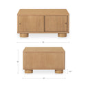 Hobbs - Storage Coffee Table - Natural - Moe's Home Collection - Coffee Tables - Elite Enclave Home