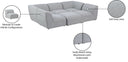 Miramar - 6 Piece Modular Sectional - Meridian Furniture - Stationary Sectionals - Elite Enclave Home