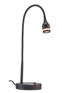 Metal LED Adjustable Desk Lamp - Matte Black - HomeRoots - Table Lamps - Elite Enclave Home