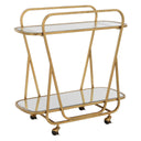 Swain - Brass Serving Cart
