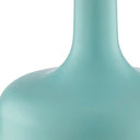 Metal Bedside Table Lamp With White Shade - Blue