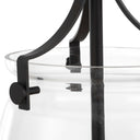 Dewdrop - 1 Light Glass Shade Pendant - Black - Uttermost - Pendant Lighting- Elite Enclave Home