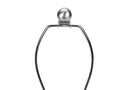 Round Table Lamp With Cream Empire Shade - Cream - HomeRoots - Table Lamps - Elite Enclave Home