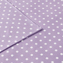 Polka Dot - Queen Sheet Set - Purple