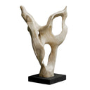 Hollow Form - Indoor-Outdoor Teak Sculpture - Woodtone