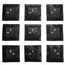 Malosi - Wood Wall Decor (Set of 9) - Black - Uttermost - Wall Decor- Elite Enclave Home
