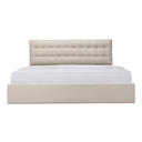 Sebastion - Queen Storage Bed - Cream - Moe's Home Collection - Storage Beds - Elite Enclave Home