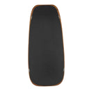Zachari - Asymmetrical Tall Mirror - Gold / Woodtone