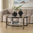Chadid - Round Glass Table - Uttermost - Side Tables - Elite Enclave Home