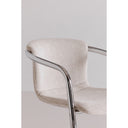 Freeman - Chrome Frame Counter Stool (Set of 2) - Blended Cream - Moe's Home Collection - Stool Sets - Elite Enclave Home