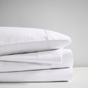 600 Thread Count - Cooling Cotton Blend 4 Piece Queen Sheet Set - White