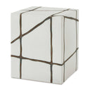 Rocklyn - Garden Stool - Bronze / White