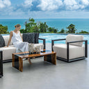 Esti - Outdoor Pillow - Onyx - Uttermost - Pillows- Elite Enclave Home