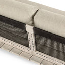 Livia - Teak Outdoor Sofa - Taupe