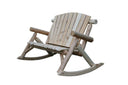 Wood Rocking Loveseat - Natural