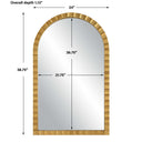 Dandridge - Arch Mirror - Gold