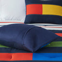 Morris - Stripe Printed Comforter Set - Multi