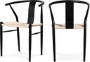 Beck - Hand Woven Rope Dining Chair (Set of 2) - Meridian Furniture - Chair Sets - Elite Enclave Home