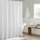 Arlo - Super Waffle Textured Solid Shower Curtain - White - Madison Park - Shower Curtains - Elite Enclave Home