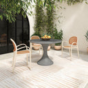 Isadora - Outdoor Dining Table - Dark Gray - Moe's Home Collection - Dining Tables - Elite Enclave Home