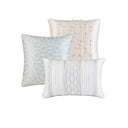 Bennett - Queen Piece Comforter (Set of 7) - Aqua