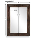Diamond In The Rough - Wood Mirror - Gold / Woodtone