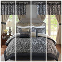 Brystol - 24 Piece King Room in a Bag - Black