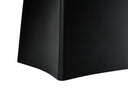 Geometric Table Lamp With Beige Drum Shade - Black - HomeRoots - Table Lamps - Elite Enclave Home