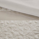 Ramsey - Queen Embroidered 8 Piece Comforter Set - Neutral