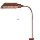 Adjustable Traditional Shaped Floor Lamp With Rust Square Shade - Rust - HomeRoots - Floor Lamps - Elite Enclave Home