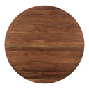 Bent - Round Dining Table - Natural Stain - Moe's Home Collection - Dining Tables - Elite Enclave Home