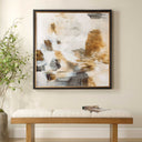Ancient Story - Framed Abstract Print - Black / Blue / Brass / Gold / Gray / Orange / White / Yellow - Uttermost - Framed Prints - Elite Enclave Home