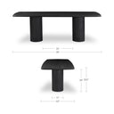 Daphne - Dining Table Large - Black - Moe's Home Collection - Dining Tables - Elite Enclave Home