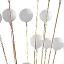 Contemporary Multi Light LED Floor Lamp - Golden Chrome - HomeRoots - Floor Lamps - Elite Enclave Home