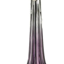 Glass Table Lamp With Beige Shade - Purple Ombre