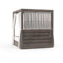 Laguna - Resort King Daybed, No Welt - Canvas Flax / Gray