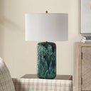 Out Of The Blue - Table Lamp - Blue / Green - Uttermost - Table Lamps - Elite Enclave Home