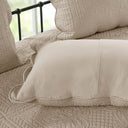 Tuscany - 6 Piece Scalloped Edge Daybed Cover Set - Khaki