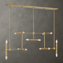 Cadre - 14 Light Modern Linear Pendant - Gold