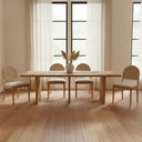 Tessa - Dining Table - Natural - Moe's Home Collection - Dining Tables - Elite Enclave Home