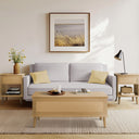 Teagan - Lift - Top Coffee Table With Storage - Natural - 510 Design - Coffee Tables - Elite Enclave Home