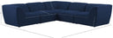 Miramar - 5 Piece Modular Sectional - Meridian Furniture - Stationary Sectionals - Elite Enclave Home