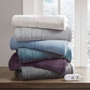 Heated Throw - Purple - Serta - Heated Throws - Elite Enclave Home