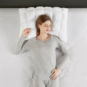 Stay Puffed - Overfilled King Pillow Protector Single Piece - White
