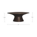 Bardo - Outdoor Coffee Table - Deep Bronze - Moe's Home Collection - Coffee Tables - Elite Enclave Home