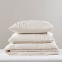 Porter - California King Soft Washed Pleated Comforter Set - Neutral
