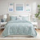 Seaside - 4 Piece Coverlet Set - Seafoam