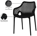 Mykonos - Outdoor Dining Chair (Set of 2) - Meridian Furniture - Chair Sets- Elite Enclave Home