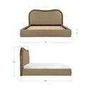 Camilla - Queen Bed - Green - Moe's Home Collection - Upholstered Beds - Elite Enclave Home